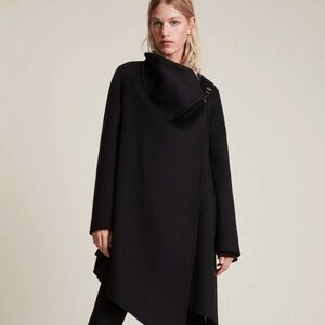 Designer Women’s AllSaints monument Eve coat size US 2 EU 34 retails for $600